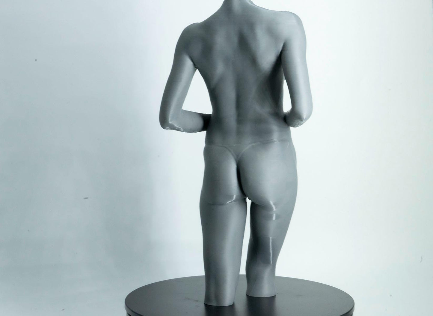 Female standing figure anatomy model for artists. Studio reference sculpture for studying weight shift, posture, and structural form.