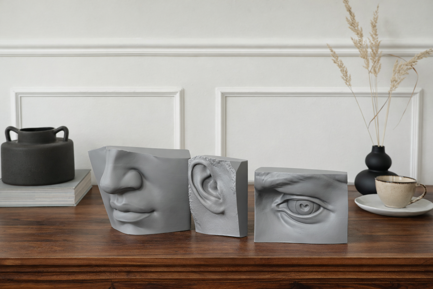 Renaissance Facial Study Set – Inspired by Michelangelo’s David