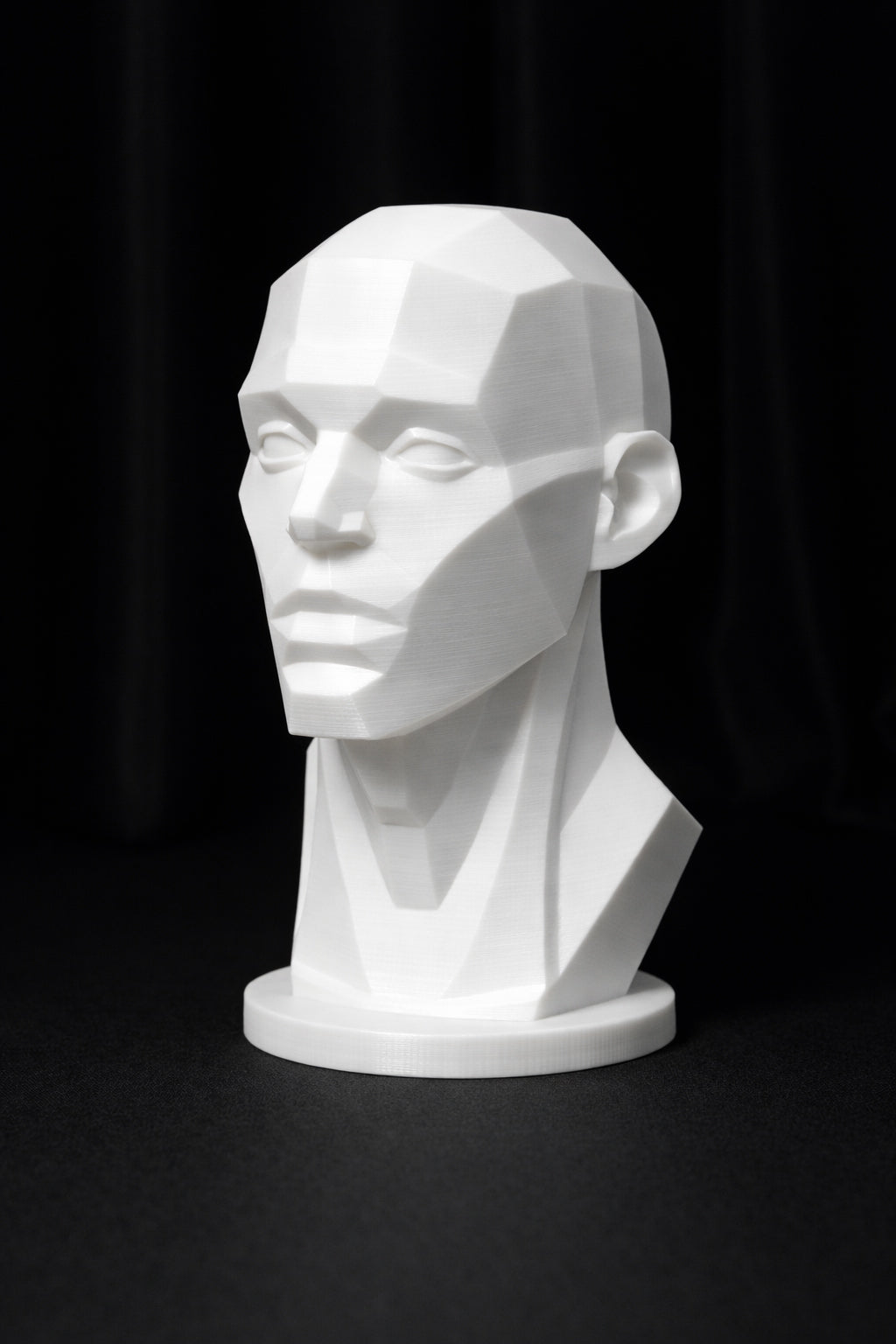Art Planar head sculpture Mark 2, planes of the face, asaro head, art reference
