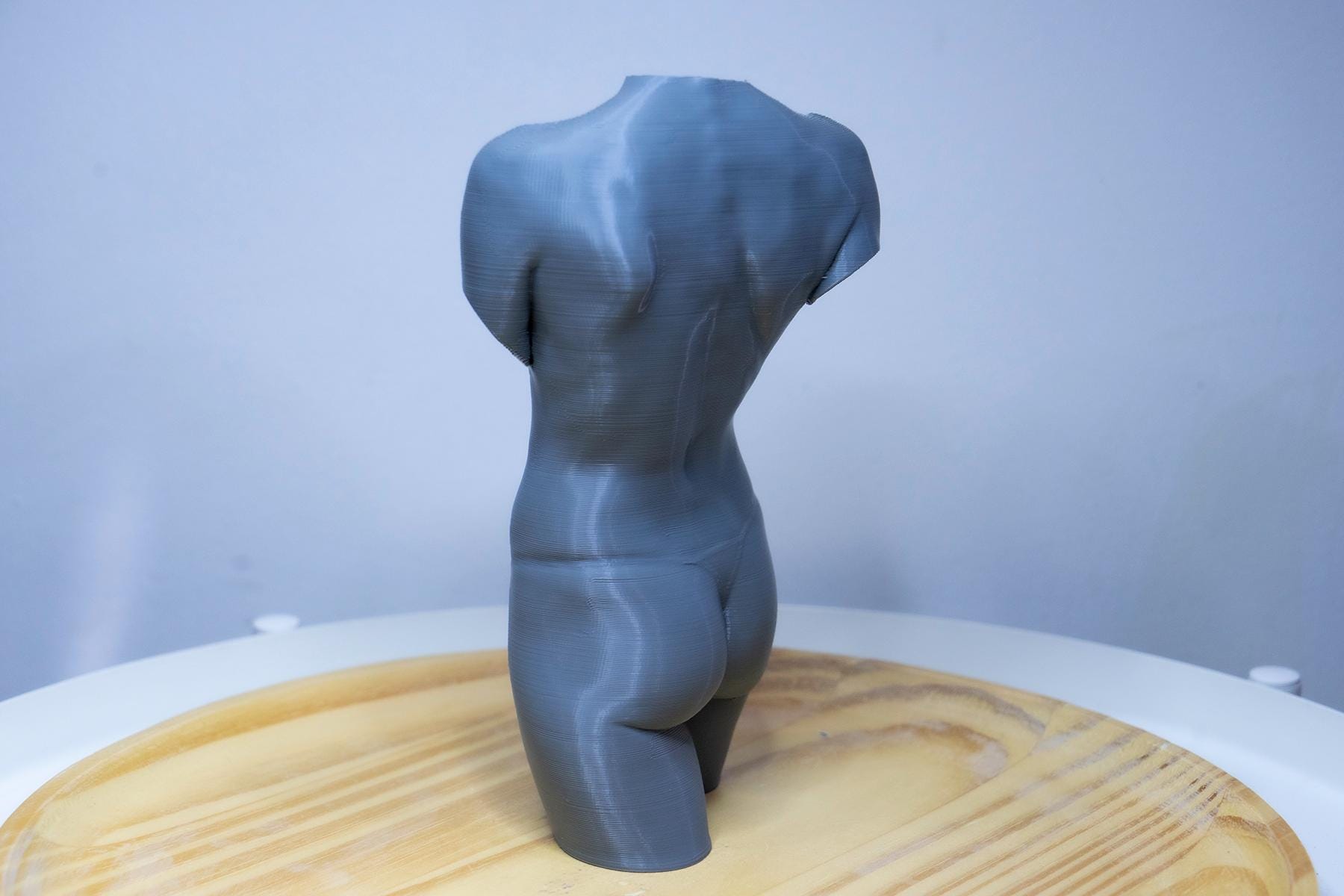 Female Torso – Frontal Anatomy Study ModelFemale anatomy torso model for artists. Studio reference sculpture for studying abdominal structure and balanced proportions.